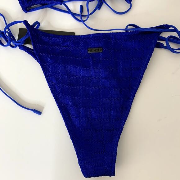 Triangl Vinca Balearic Blue Set Womens New LAage - Picture 11 of 16